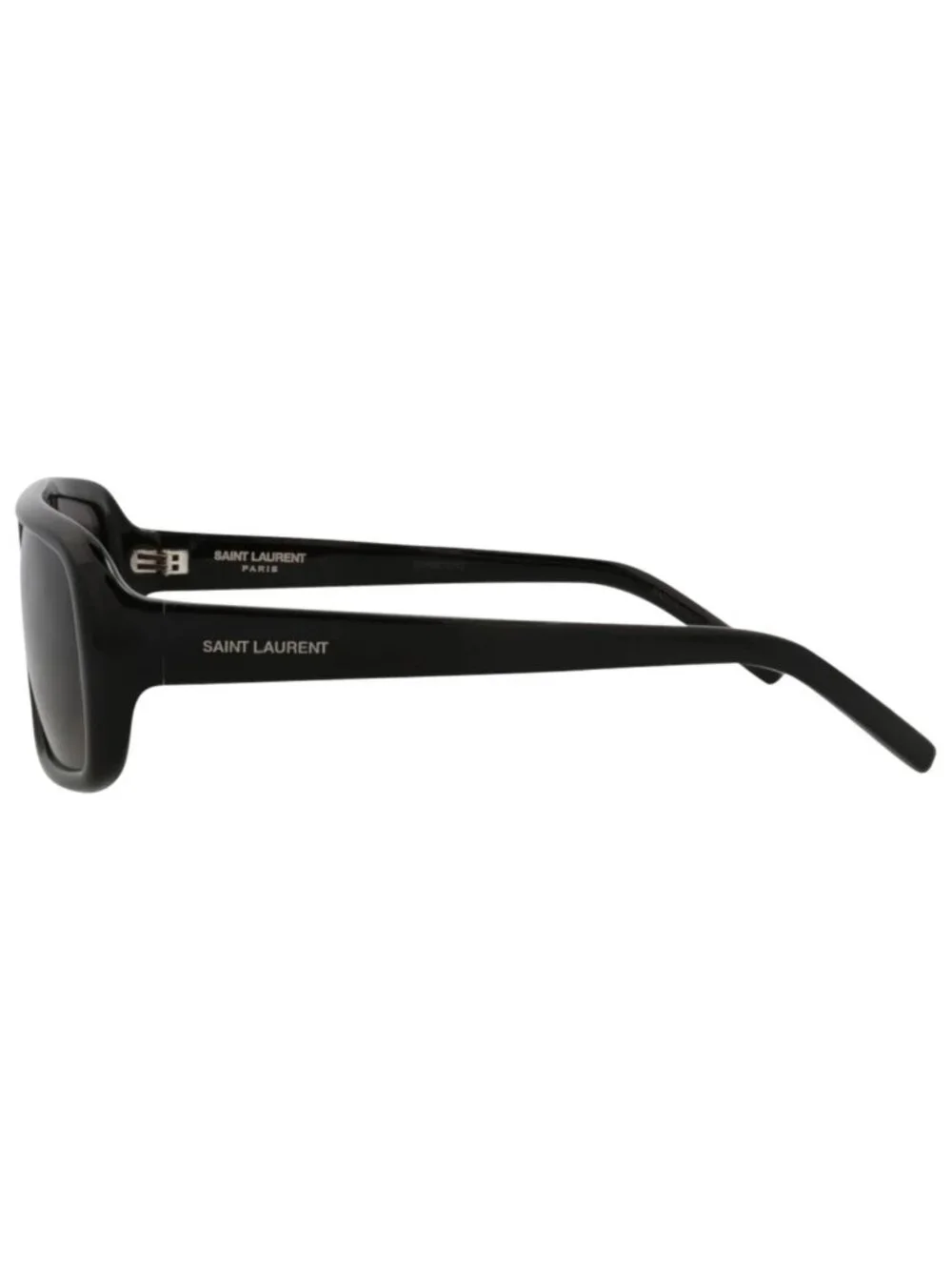 New Saint Laurent Women's Sunglasses Aviator Acetate Frame Black Black Black